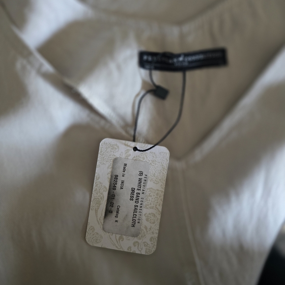 Peruvian Connection Cream V-Neck Maxi Dress - Picture 5 of 7